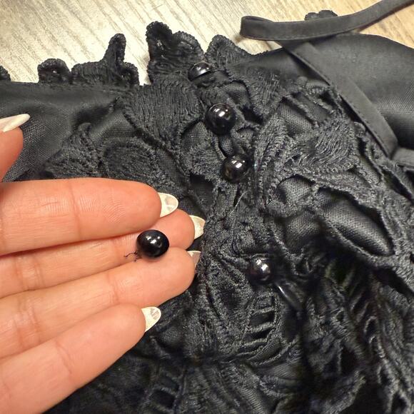 Boohoo Plus Premium Crochet Lace Strappy Midi Dress Women’s Size 18 - Picture 8 of 16